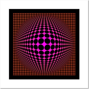 Homage to Vasarely 6 Posters and Art